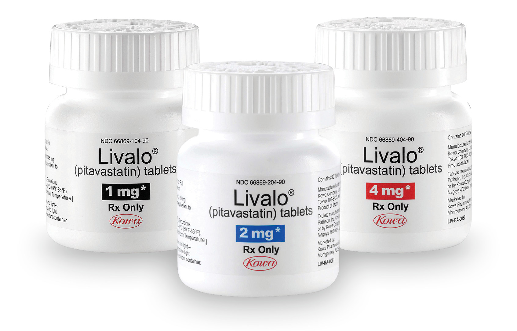 LIVALO pill bottles